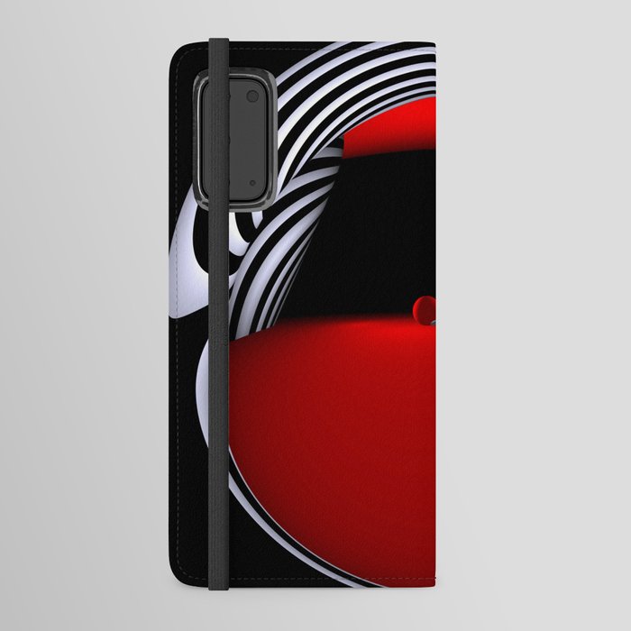 redwhiteblack -03- Android Wallet Case