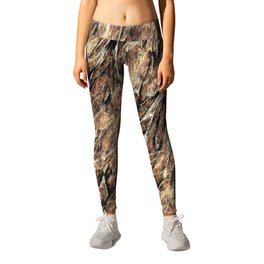Grannys Hut - Structure 4A Leggings | Amazing, Trendy, Graphicdesign, Digital, Wooden, Wood, Barn, Hut, Awesome, Cottage 