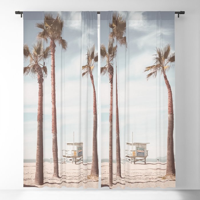 Venice Beach California Blackout Curtain