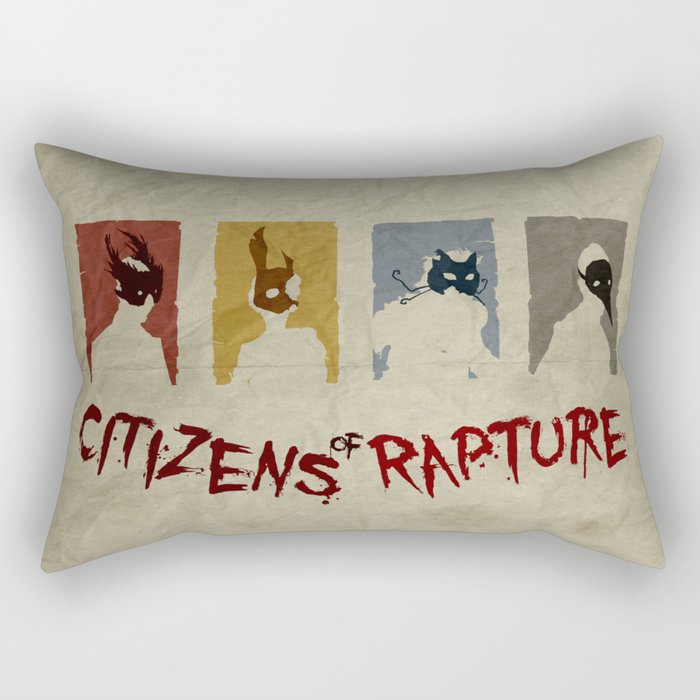 Bioshock - Citizens of Rapture Rectangular Pillow