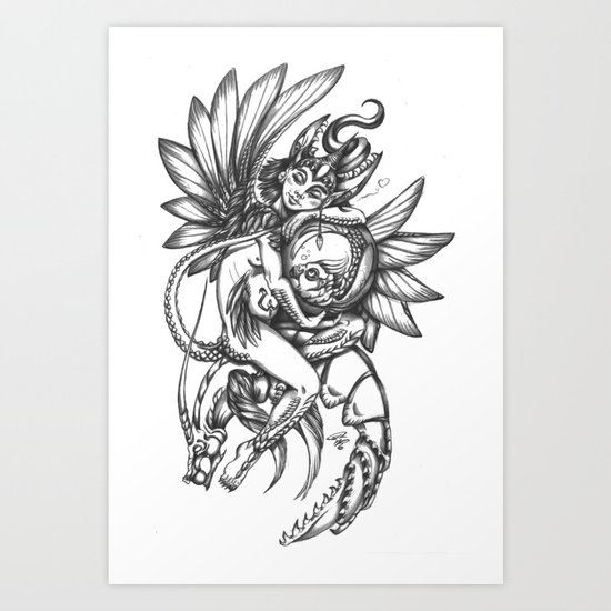 Affection Art Print