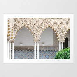 Arches Patio de Doncellas #1 #travel #wall #art #society6 Art Print