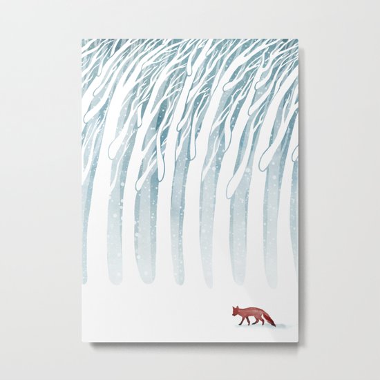 Winter Storm Metal Print