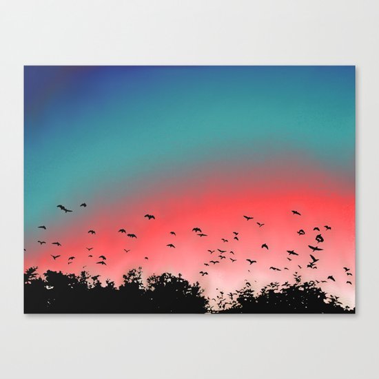 Birds Flying High Canvas Print