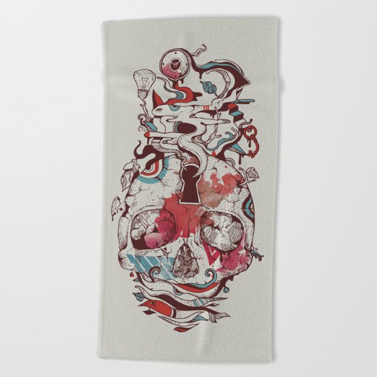 Landscape of an Open Mind Beach Towel