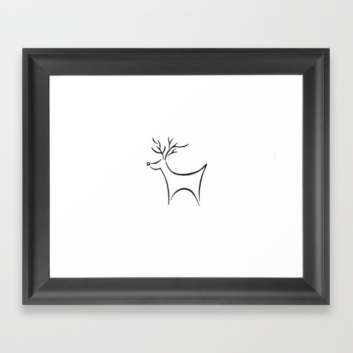 reindeer Framed Art Print