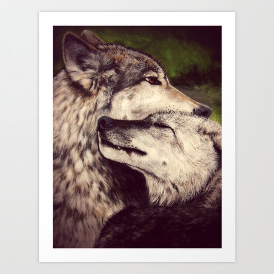 Wolves Art Print