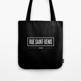 Rue Saint-Denis Tote Bag
