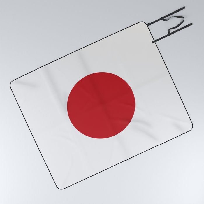 Japan Flag Print Japanese Country Pride Patriotic Pattern Picnic Blanket