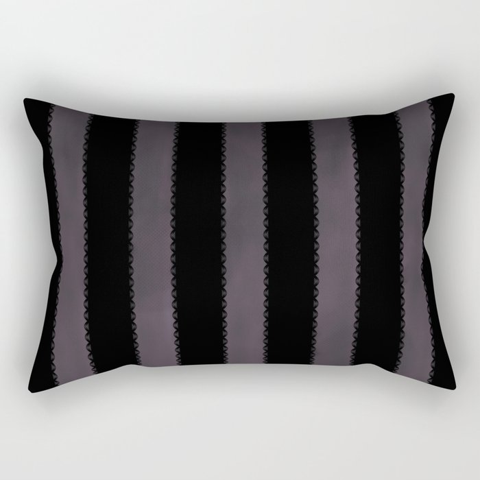 Gothic Stripes Rectangular Pillow