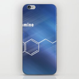 Dopamine Hormone Structural chemical formula iPhone Skin