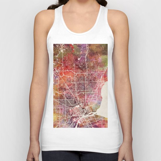 Detroit Unisex Tank Top