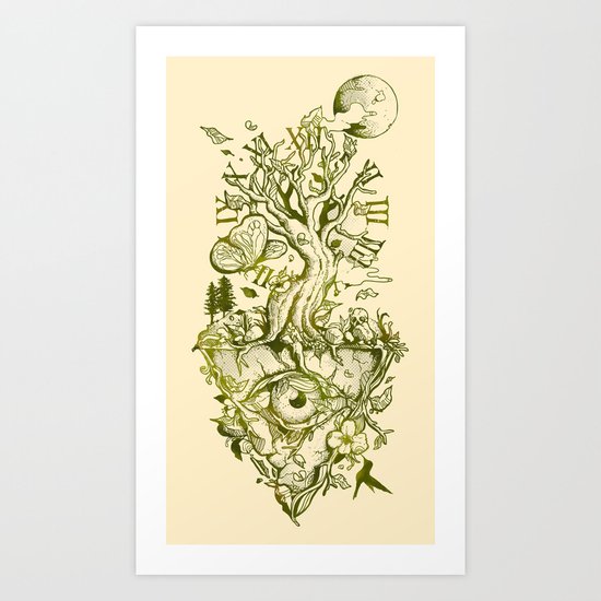 A Glimpse in Time Art Print