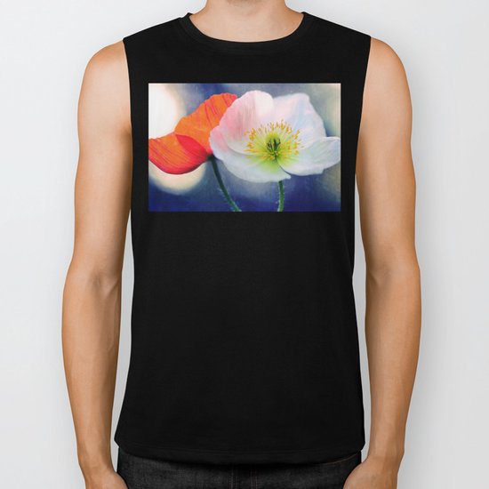 Evening Poppies Biker Tank