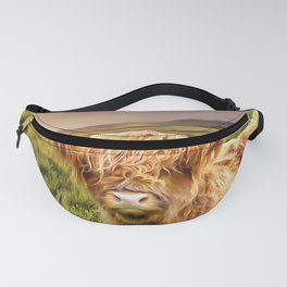 Highland Cow (Painting) Fanny Pack