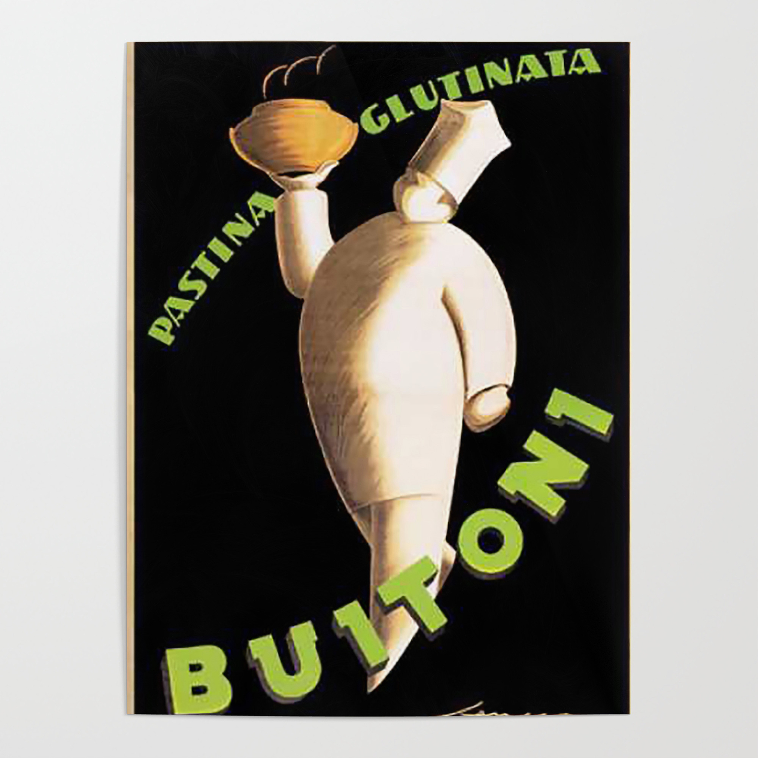 Vintage Advertising Poster A4 & A3 Buitoni Italian Pasta 
