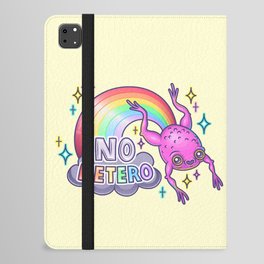 No Hetero Frog iPad Folio Case