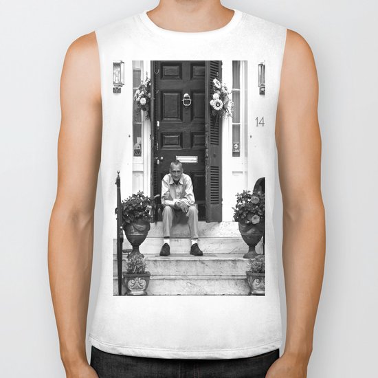 The Captain Needs a Smoke Biker Tank
