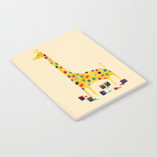 Paint by number giraffe Notebook
