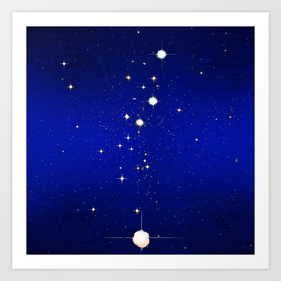 Catch a falling star Art Print