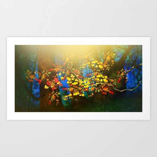 Coffee beans Art Print