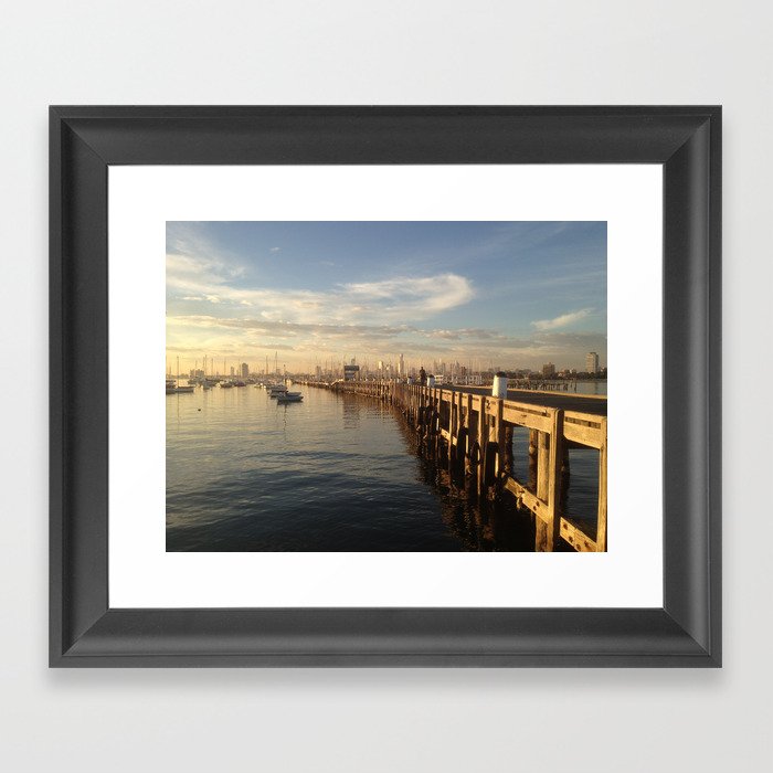 St Kilda Pier Framed Art Print
