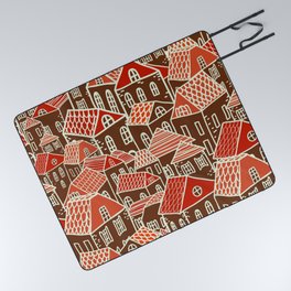 Seamless city pattern in Picnic Blanket