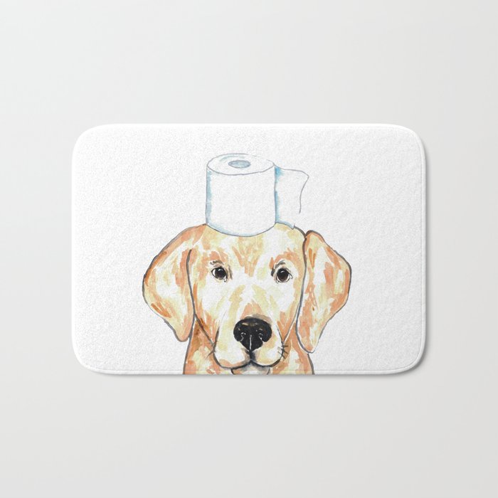 Dog Colorful Bath Shower Mats Society6
