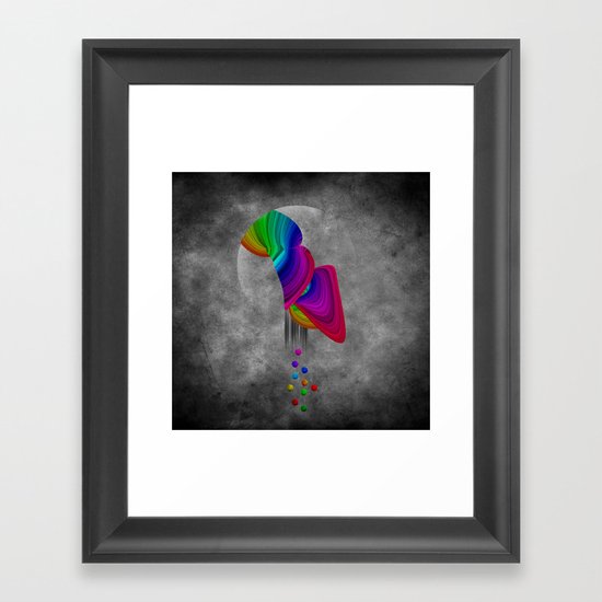 Over the rainbow Framed Art Print