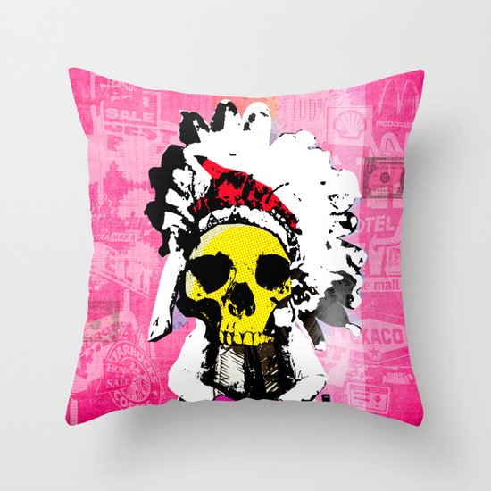 Indian Pop 100 Throw Pillow