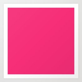 Color 035 - Pink, Love, Woman, Romance Art Print