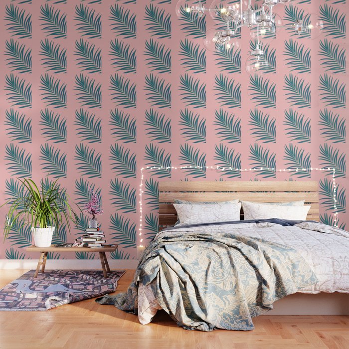 Tropical Palm Leaf #3 #botanical #decor #art #society6 Wallpaper