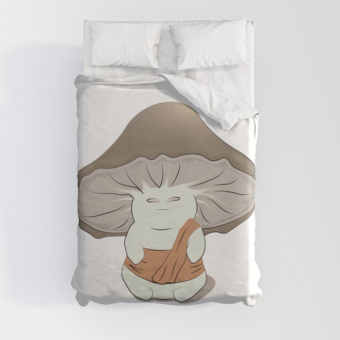 Zen Mushroom Duvet Cover