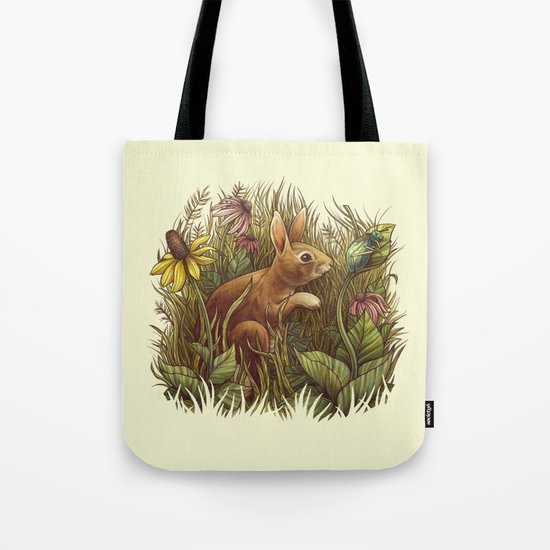 The Cottontail and the Katydid Tote Bag