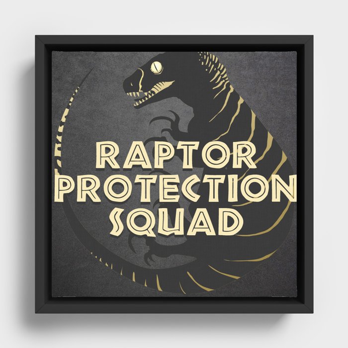 RPS (Raptor Protection Squad) - ECHO Framed Canvas