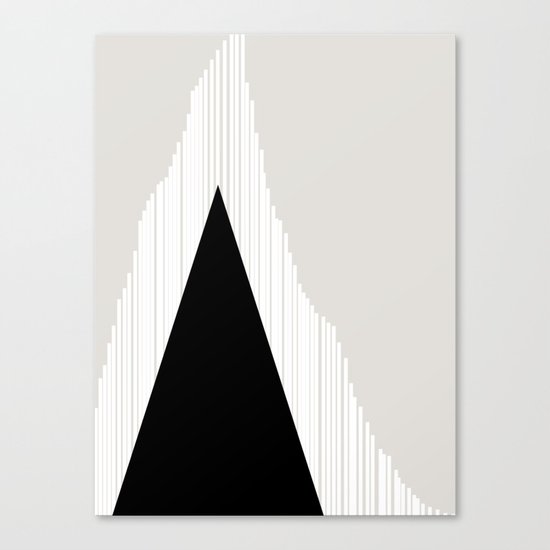 Abstract Mountain Canvas Print