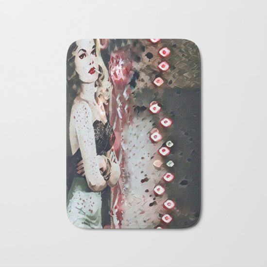 Bloody Smoke Bath Mat