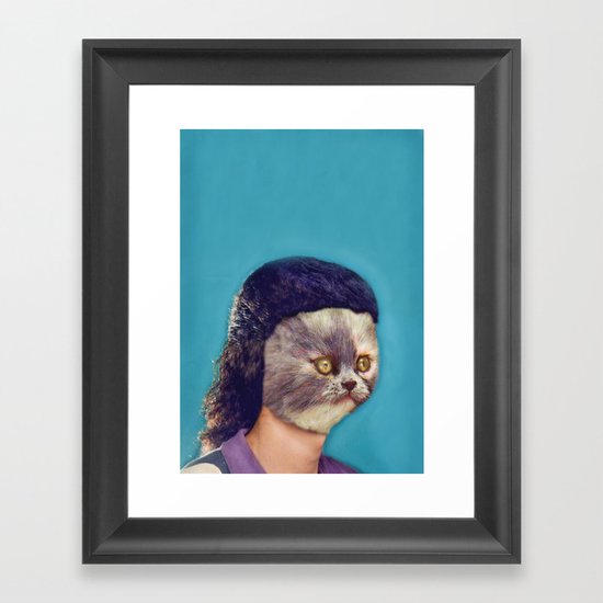 Your face does impressions of my ass Framed Art Print