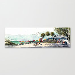 Coquina Beach on Anna Maria Island Canvas Print