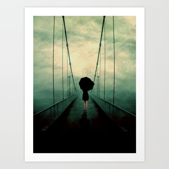 Walk away Art Print