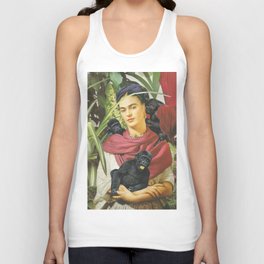 Frida Kahlo - Self portrait with monkeys recreated Tank Top