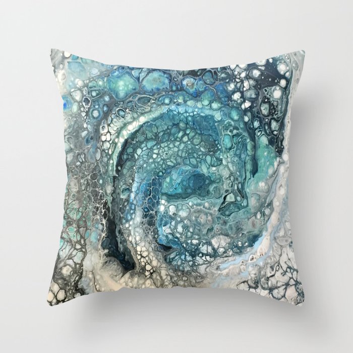 Ocean Dance Throw Pillow