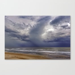 Rain Storm over the Water Canvas Print