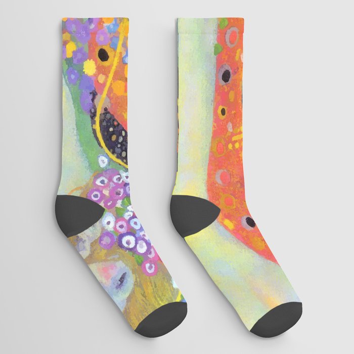 Gustav Klimt Water Serpents II Socks