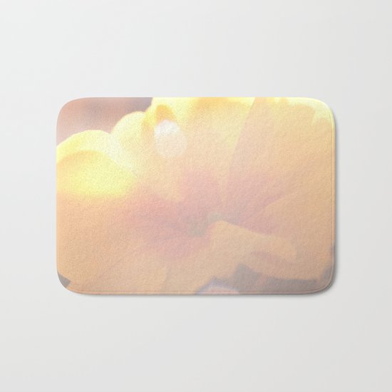 Spring Kiss - Yellow Primrose in the sunlight #decor #art #society6 Bath Mat