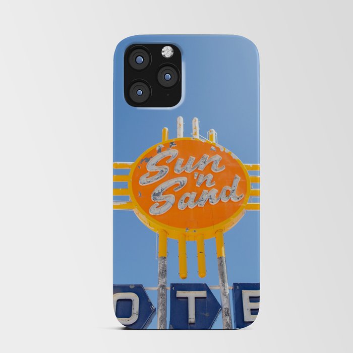 Sun n Sand Motel - Route 66 Travel Photography iPhone Card Case