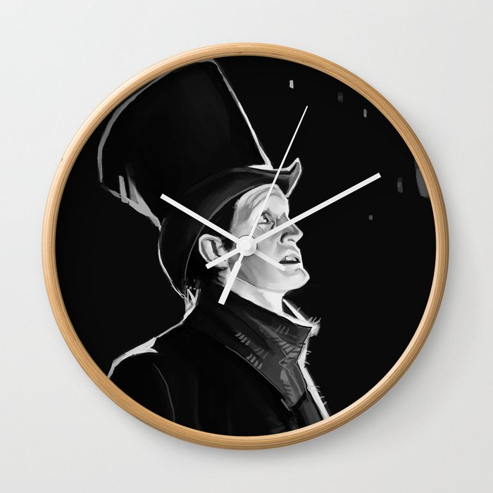 The Doctor in the Snow Wall Clock