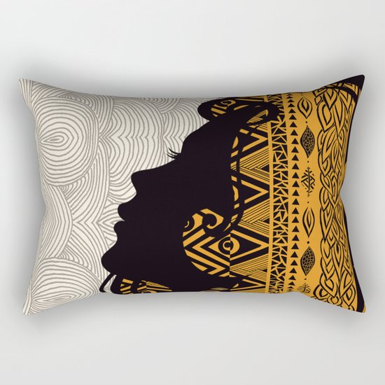 Tribal Dreams by Pom Graphic Design & Viviana Gonzalez Rectangular Pillow
