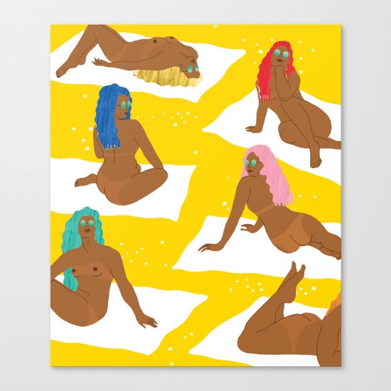 Love your Skin Canvas Print