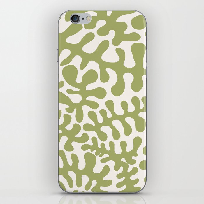 Henri Matisse cut outs seaweed plants pattern 10 iPhone Skin